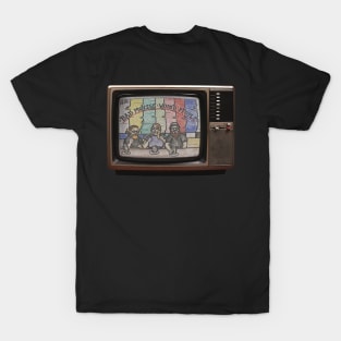 Vintage TV Front & Back T-Shirt